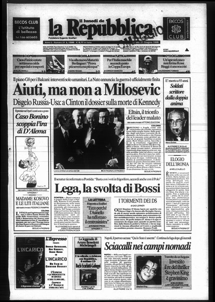 Il lunedì de La repubblica